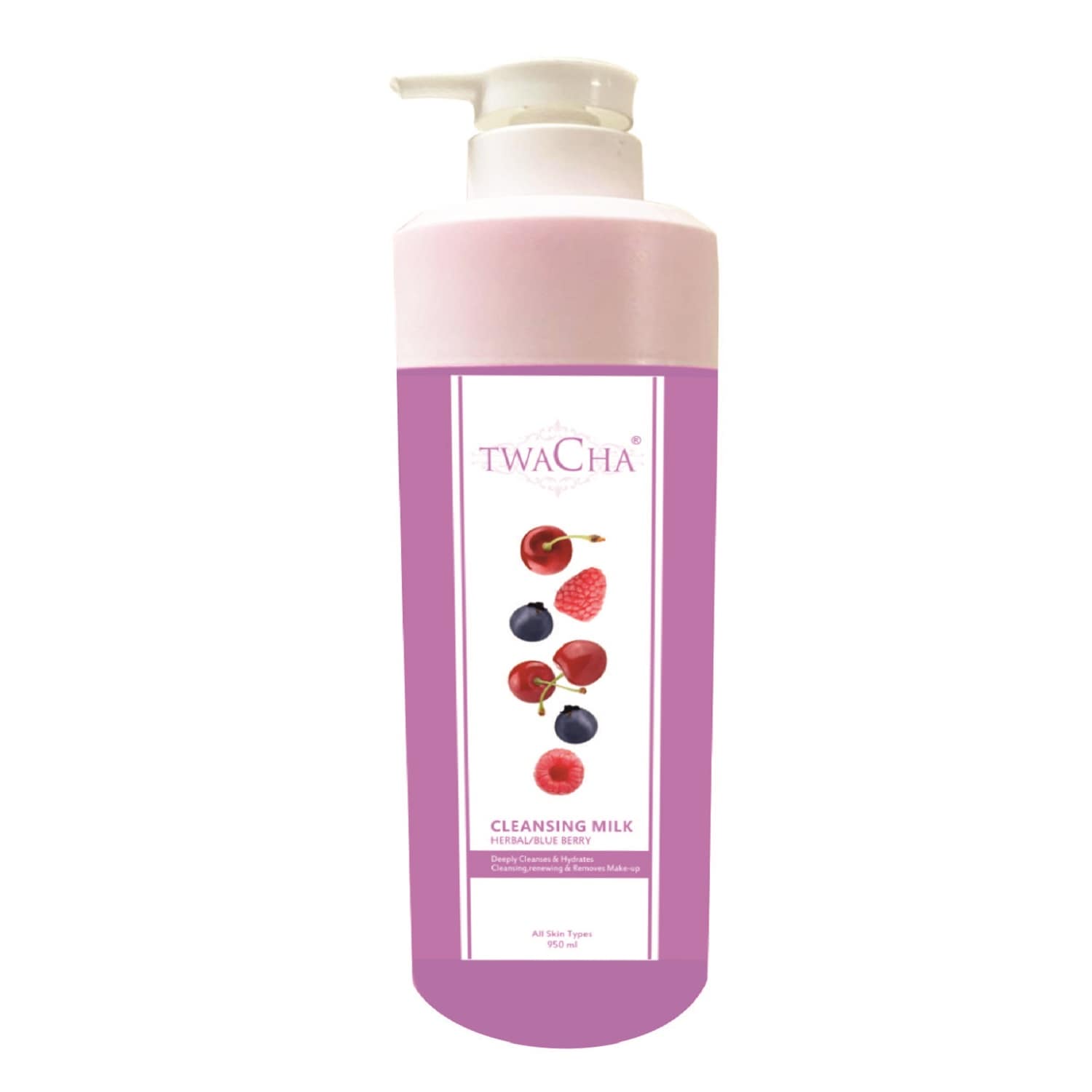 CLEANSING MILK HERBAL/BLUE BERRY 950ML